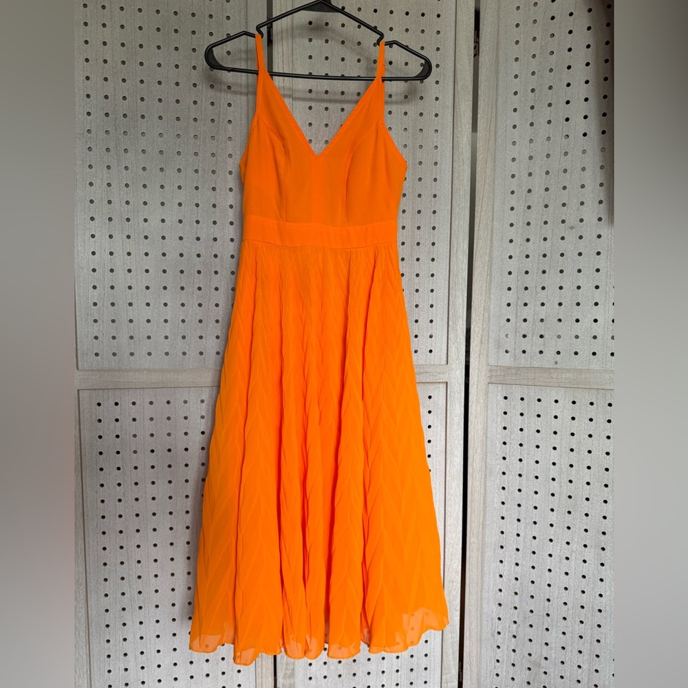 ASOS Orange Textured Dress
